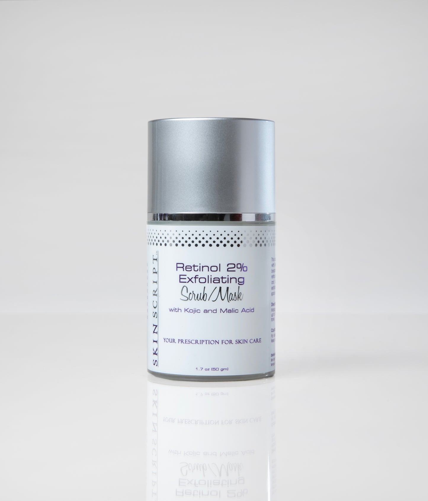 Skin Script Retinol 2% Exfoliating Scrub/Mask 1.7oz